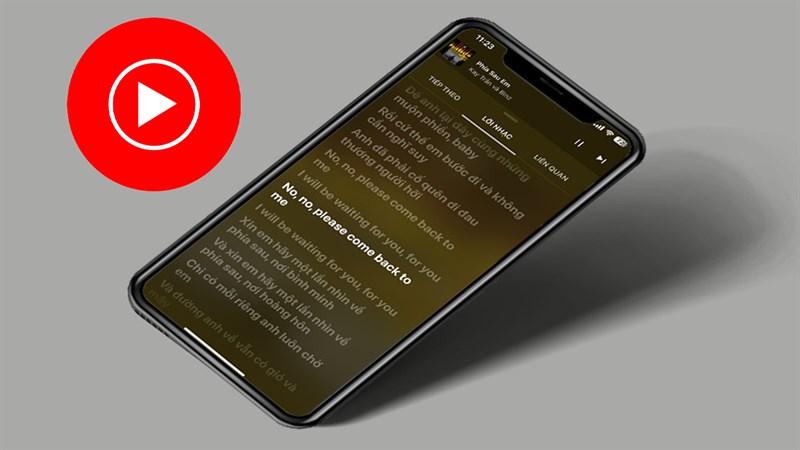 Cách hiển thị lời bài hát trên YouTube Music