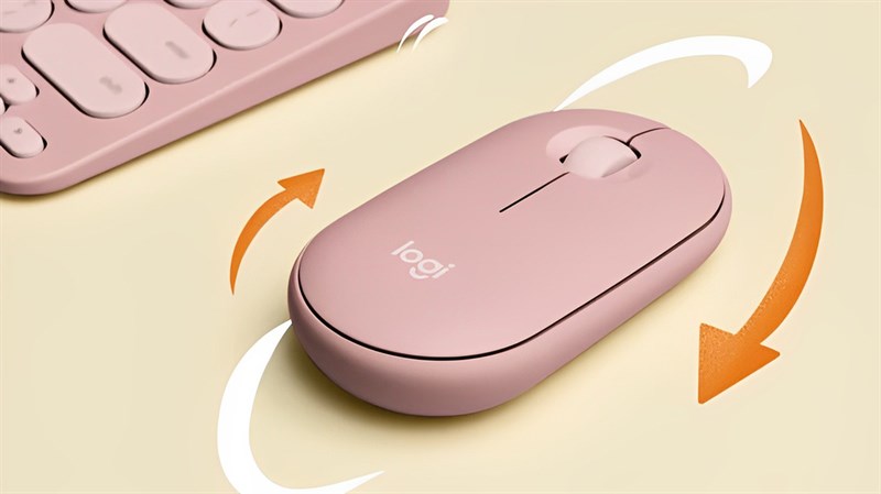 Chuột không dây Pebble Mouse 2 M350s có thiết kế nhẹ, dễ dàng cầm nắm