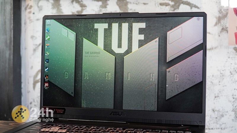 ASUS TUF Gaming F17 FX706HF được trang bị màn hình IPS kích thước 17.3 inch, độ phân giải Full HD (1.920 x 1.080 pixels).