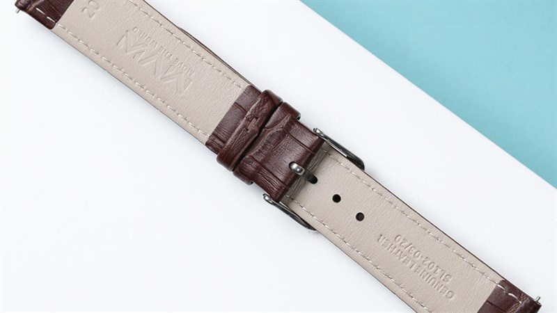 Những loại dây đồng hồ thông dụng hiện nay - Dây da SL102-03 Nâu