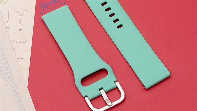 Dây silicone M04-02-20 - Dây đồng hồ thông dụng