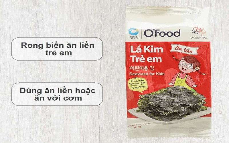 Rong biển ăn liền trẻ em O'food