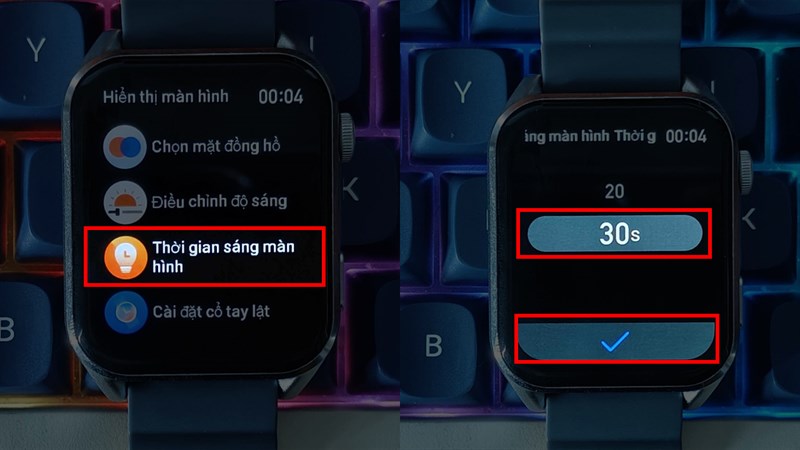 Cách điều chỉnh thời gian sáng màn hình trên BeFit WatchS Cách điều chỉnh thời gian sáng màn hình trên BeFit WatchS
