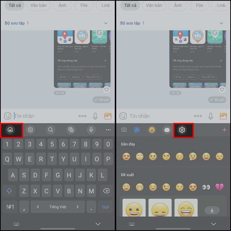 Cách bật gift emoji trên Android Cách bật gift emoji trên Android