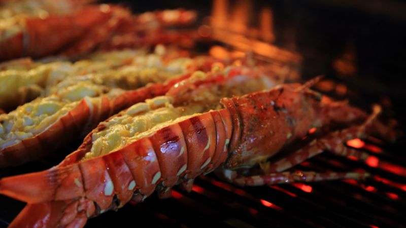 How to grill Alaska lobster