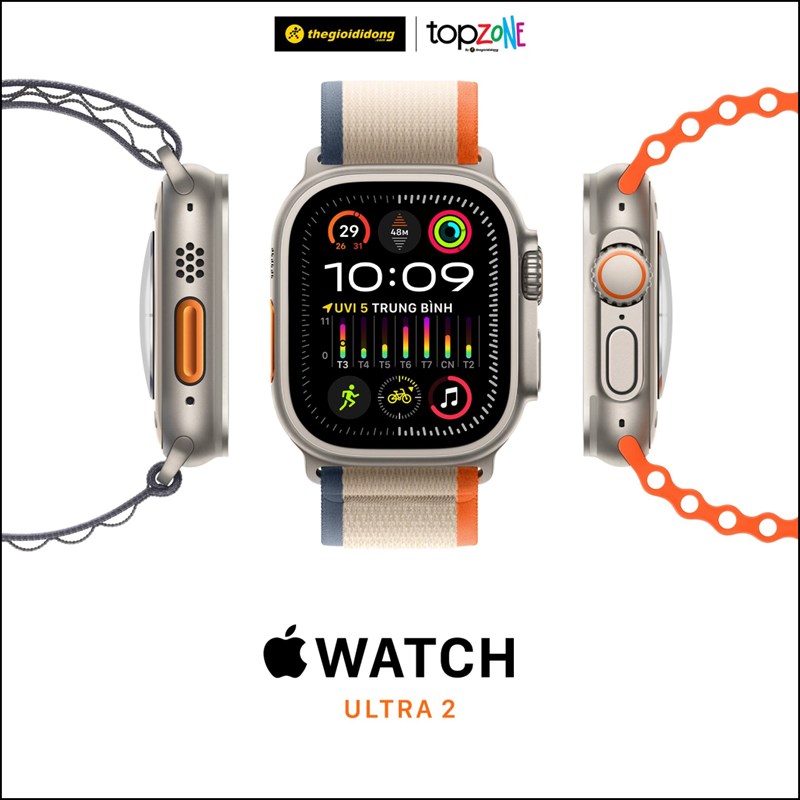 Màn hình của Apple Watch Ultra 2 có độ sáng tối đa lên tới 3.000 nits