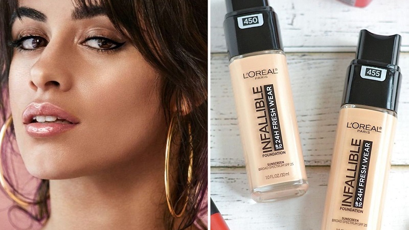 Camila Cabello - Kem nền L’Oréal Paris Infallible 24hr Liquid Foundation