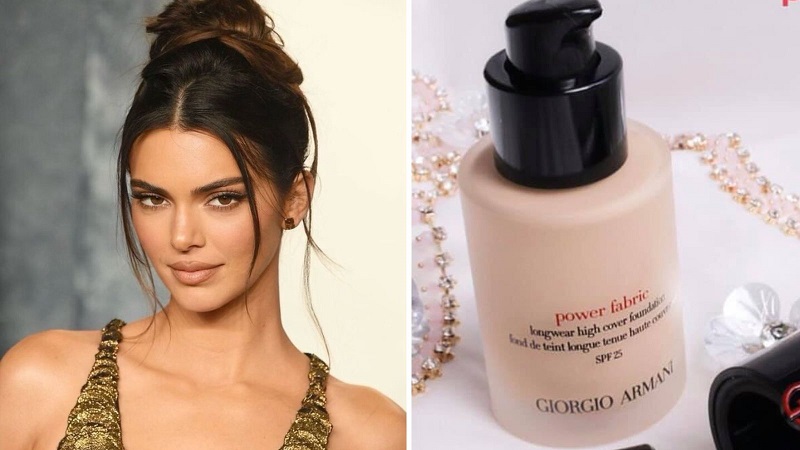 Kendall Jenner - Kem nền Giorgio Armani Power Fabric+ Foundation SPF 25