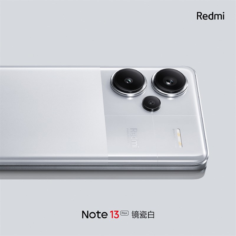 Tùy chọn màu Mirror Porcelain White của Redmi Note 13 Pro+ Tùy chọn màu Mirror Porcelain White của Redmi Note 13 Pro+