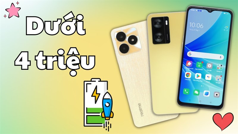 Gợi ý bạn những mẫu điện thoại có sạc nhanh dưới 4 triệu quá đã luôn!