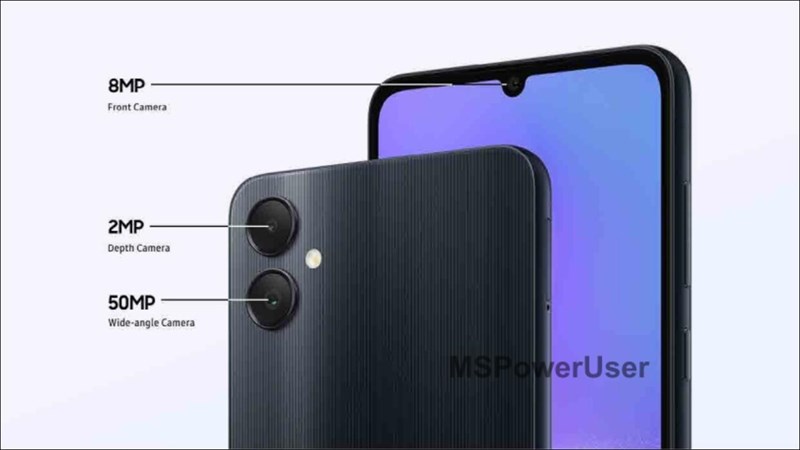 Cấu hình camera của Galaxy A05