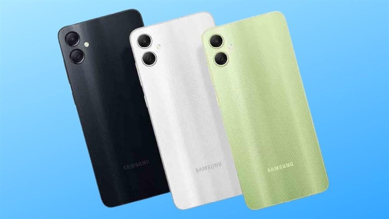 Ba màu sắc trên Galaxy A05