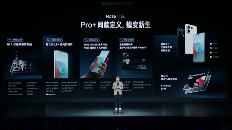 Redmi Note 13 Pro sở hữu thông số cấu hình ấn tượng