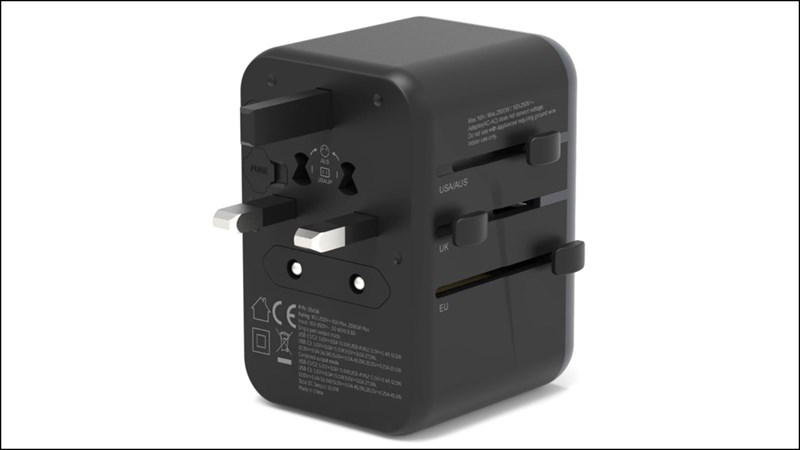 Adapter có thiết kế theo khối hình chữ nhật Adapter có thiết kế theo khối hình chữ nhật