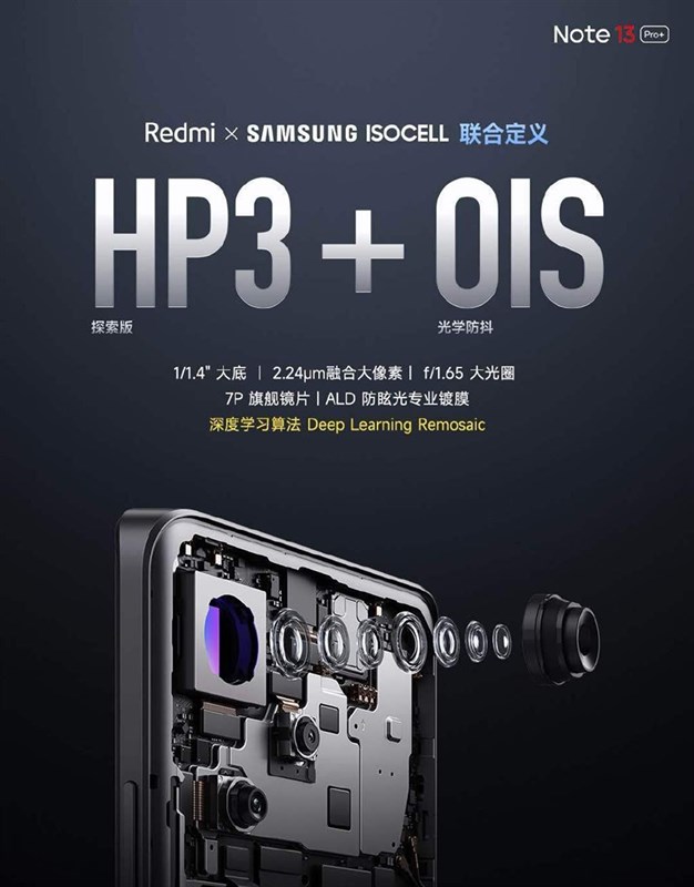 Redmi Note 13 Pro+ camera mới được trang bị phần cứng lẫn phần mềm mới để mang lại độ ổn định cao hơn Redmi Note 13 Pro+ camera mới được trang bị phần cứng lẫn phần mềm mới để mang lại độ ổn định cao hơn