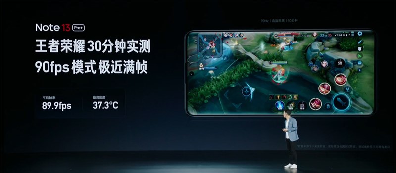 Redmi Note 13 Pro+ còn có thể mang lại trải nghiệm sử dụng mát mẻ lâu dài nhờ trang bị thêm tản nhiệt VC mới Redmi Note 13 Pro+ còn có thể mang lại trải nghiệm sử dụng mát mẻ lâu dài nhờ trang bị thêm tản nhiệt VC mới