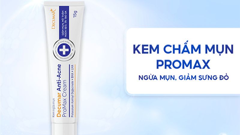 Kem trị mụn Decumar Promax Anti-Acne Cream