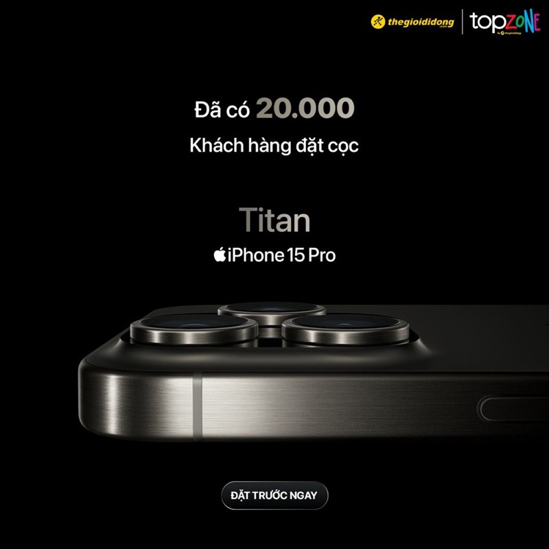 Hơn 22.000 ​suất đặt cọc iPhone 15 Series đã có chủ nhân tại Thế Giới Di Động và TopZone