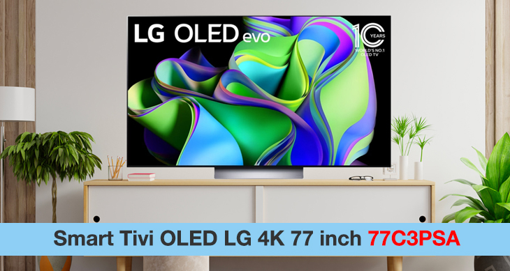 Smart Tivi OLED LG 4K 77 inch 77C3PSA