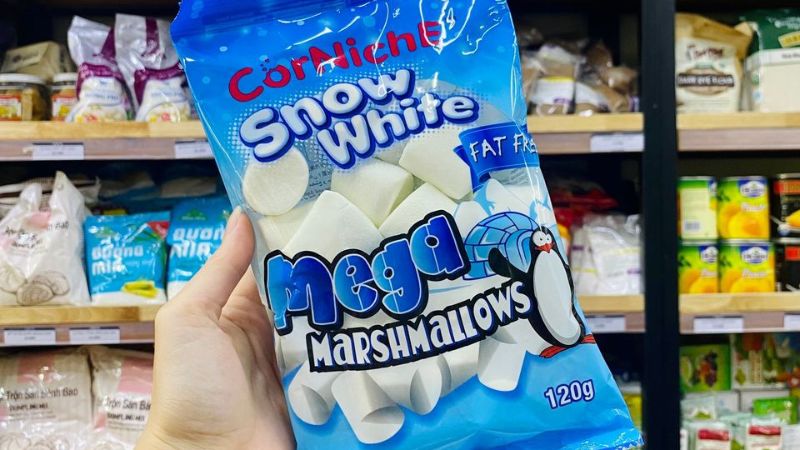 Kẹo Snow White Mega Marshmallow