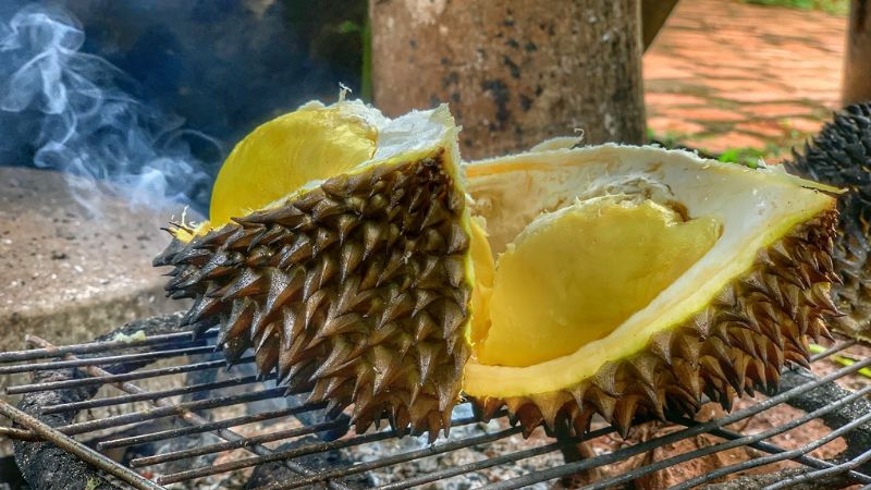 Grilled soursop