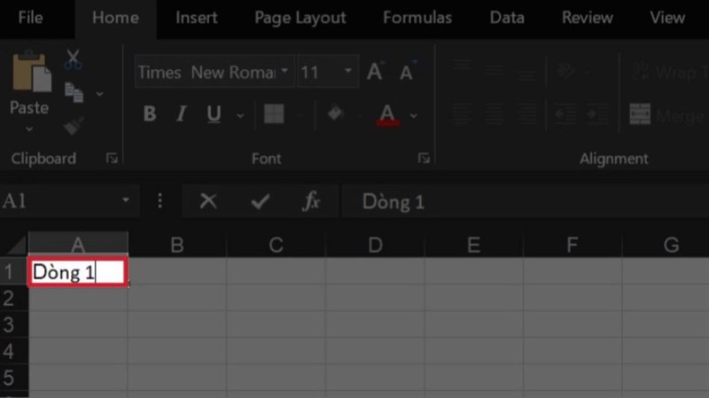 Cách tạo 2 dòng trong 1 ô Excel Cách tạo 2 dòng trong 1 ô Excel