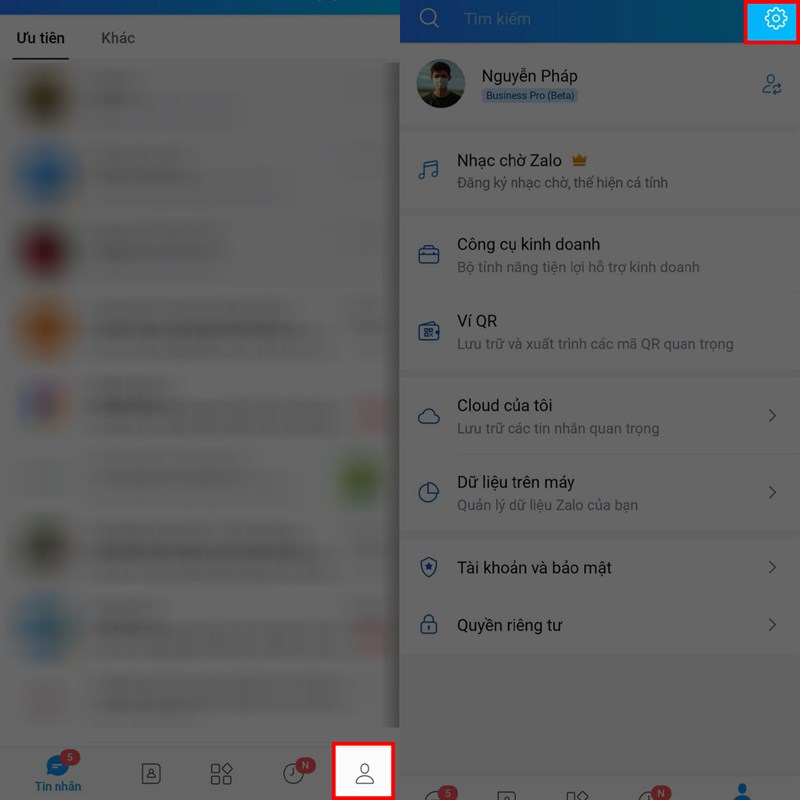 Zalo không hiện tin nhắn trong thông báo