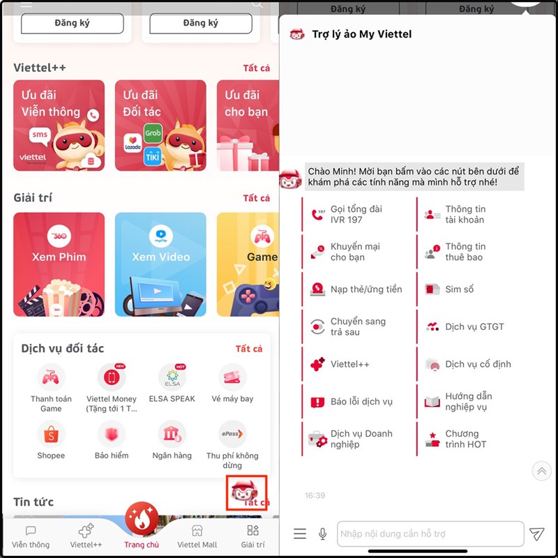 Cách sử dụng trợ lý ảo My Viettel Cách sử dụng trợ lý ảo My Viettel