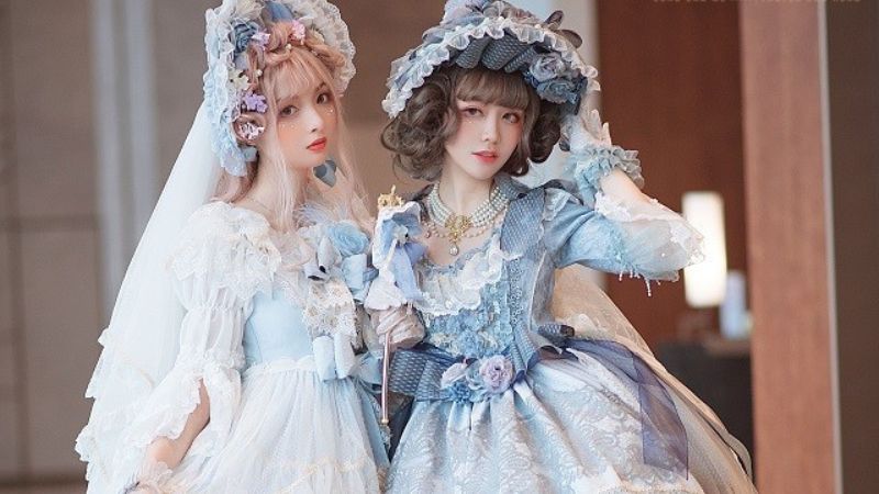 Ababy Váy Lolita Mùa Xuân Trọn Bộ Váy Công Chúa Váy Liền Cho Bé Gái 2022