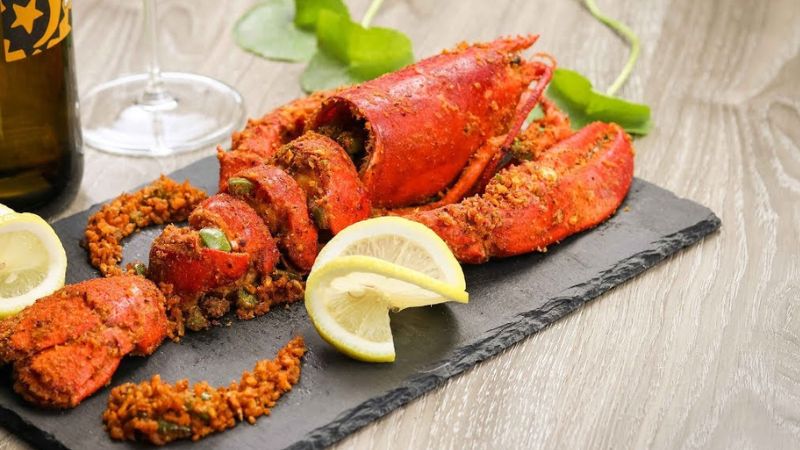 Salt and pepper lobster