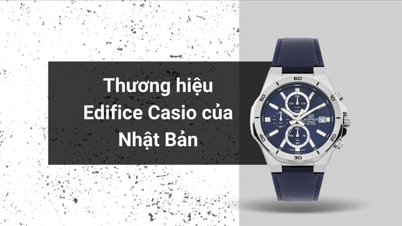 4. Đồng hồ EDIFICE CASIO 44.3 mm Nam EFV-640L-2AVUDF