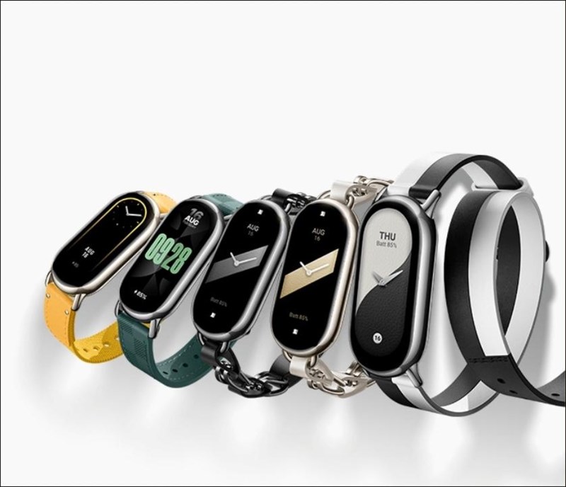 Xiaomi Smart Band 8 được thiết kế là rất nhiều cách sử dụng và đa dạng dây đeo