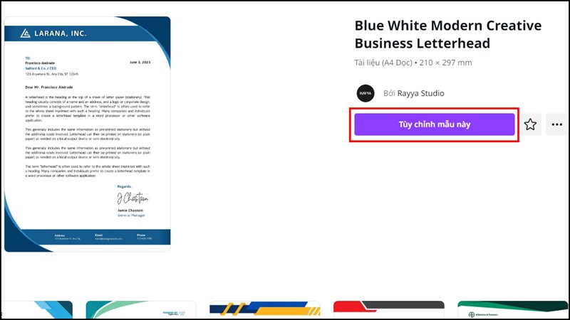 Cách thiết kế Cover Letter chuyên nghiệp bằng Canva