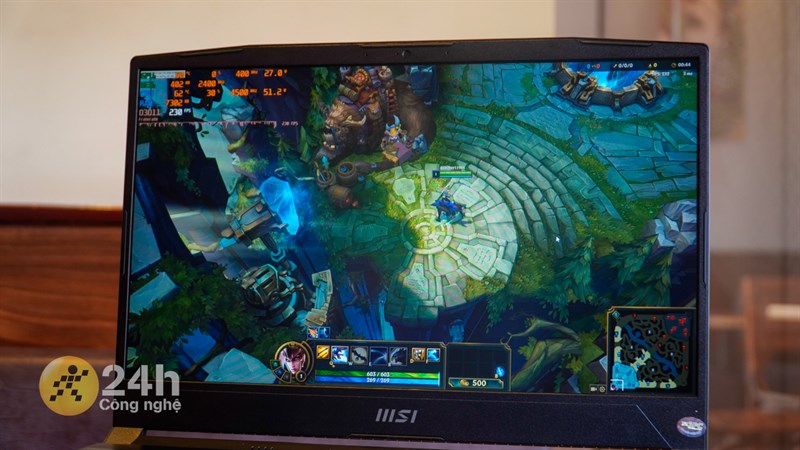 MSI Bravo 15 B7ED sở hữu card đồ họa Radeon RX 6550M có hiệu năng xử lý đồ họa mạnh mẽ