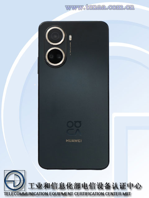 Thiết kế mặt sau của Huawei Nova 11 SE trên trang chứng nhận TENAA