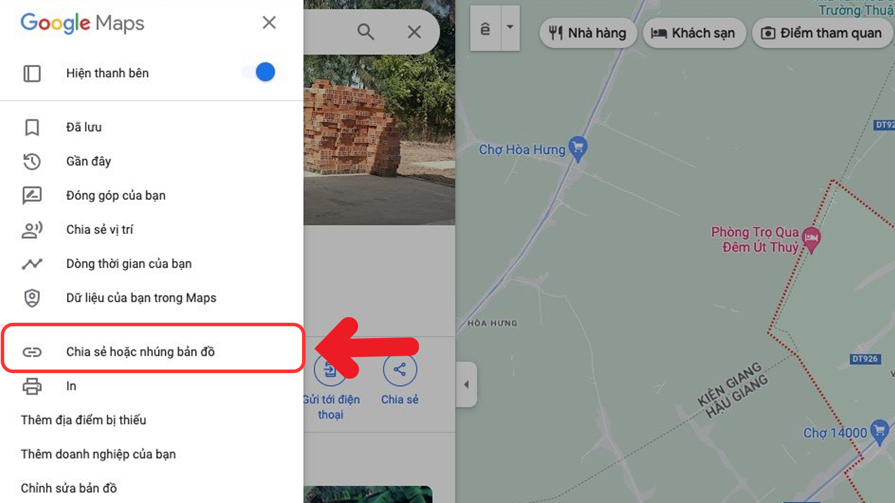 Cách chia sẻ vị trí trên Google Maps