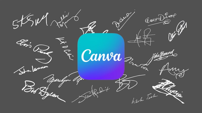 cách tạo chữ ký email trong Canva