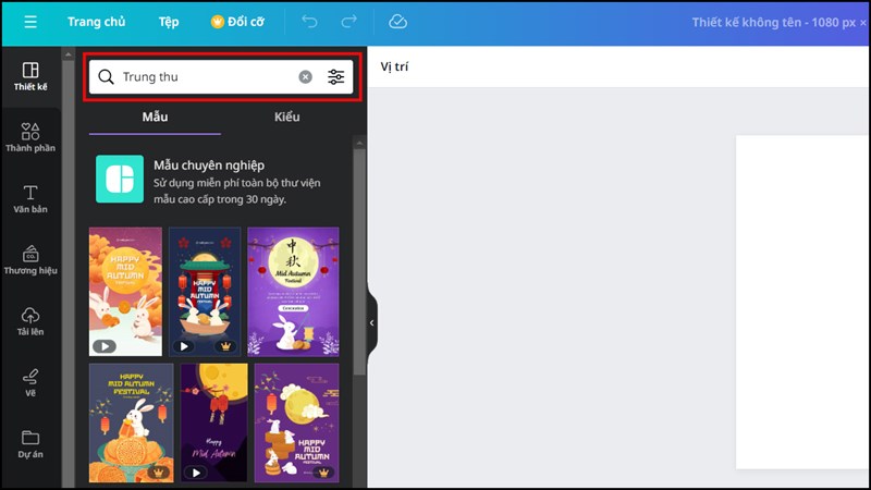 thiết kế nhanh cùng với template mẫu trên Canva