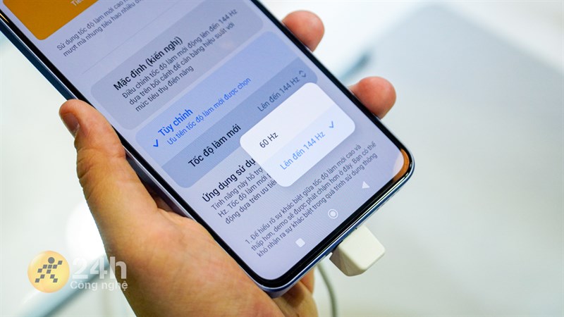 Màn hình Xiaomi 13T Pro vừa sắc nét, lại còn mượt mà với tần số quét 144 Hz Màn hình Xiaomi 13T Pro vừa sắc nét, lại còn mượt mà với tần số quét 144 Hz