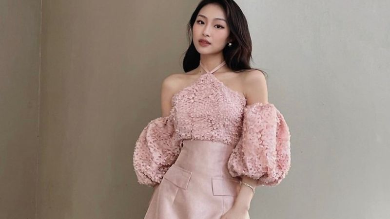 Top 10 kiểu áo croptop hồng cực xinh cho các chị em