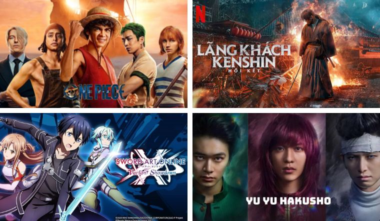 4 phim anime được chuyển thể Live-Action hot nhất 2023 