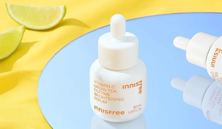 Review serum Vitamin C Green Tea Enzyme Brightening từ Innisfree