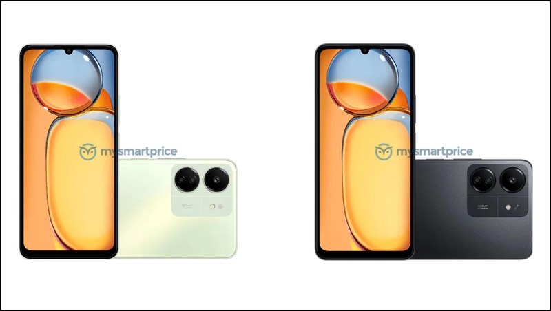 Hình ảnh render của Redmi 13C