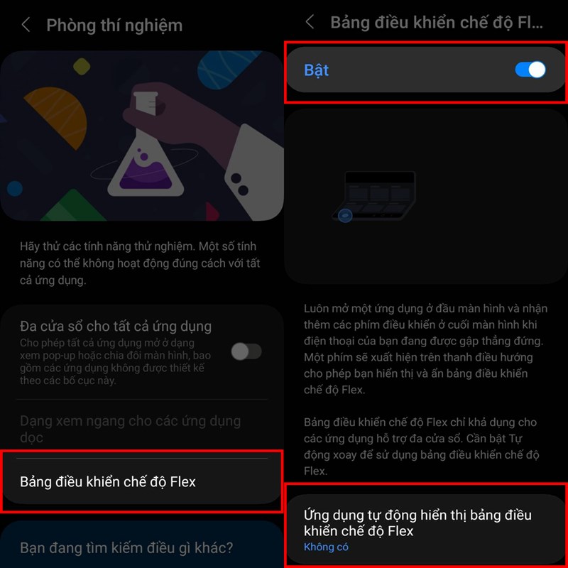 Hướng dẫn cách bật chế độ Flex trên Galaxy Z Fold5 Hướng dẫn cách bật chế độ Flex trên Galaxy Z Fold5