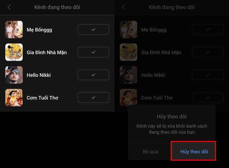 Cách xem tất cả các kênh đã theo dõi trên Zalo Video
