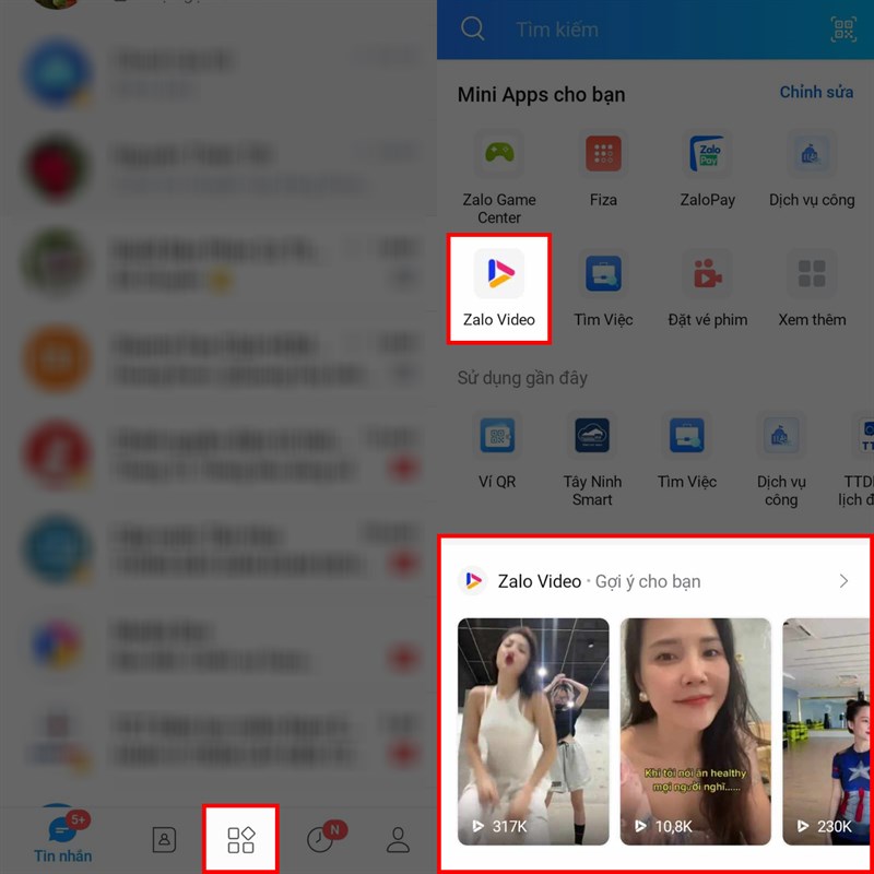 Cách xem tất cả các kênh đã theo dõi trên Zalo Video
