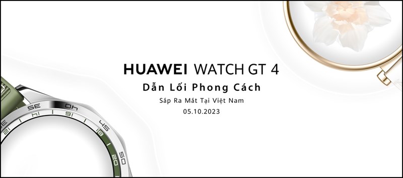 Huawei Watch GT 4 sẽ chính thức ra mắt tại Việt Nam vào ngày 05/10