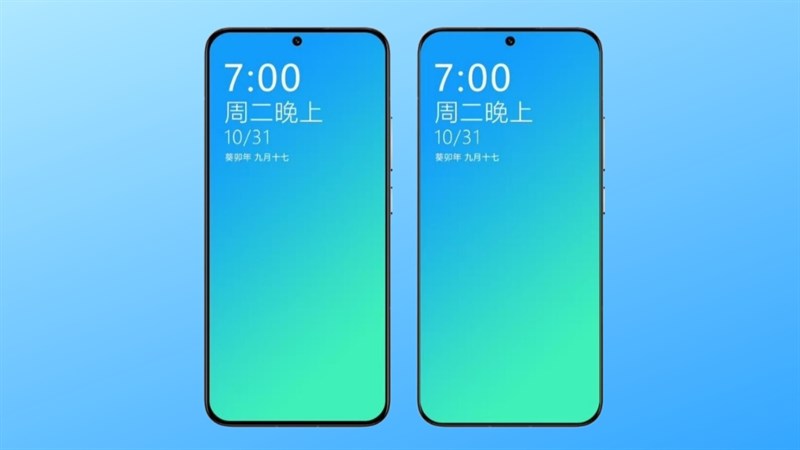 Viền màn hình của Xiaomi 14 Pro (bên phải) so với Xiaomi 13 Pro (bên trái) Viền màn hình của Xiaomi 14 Pro (bên phải) so với Xiaomi 13 Pro (bên trái)