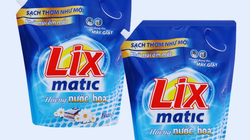 Nước giặt Lix Matic hương nước hoa 1 túi 3.5kg