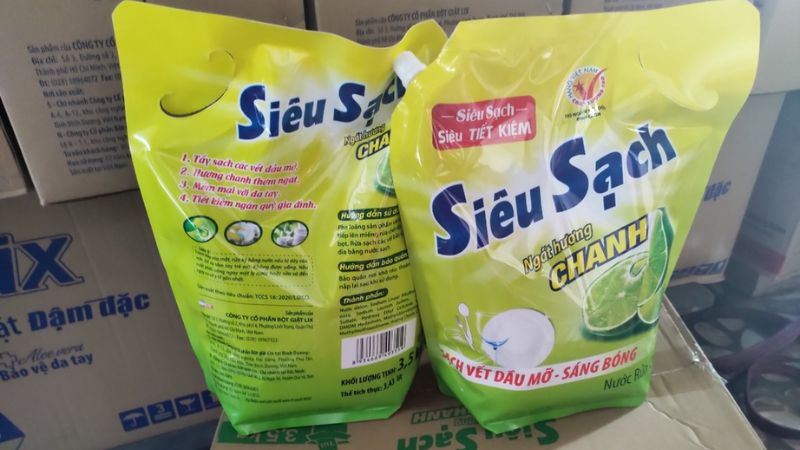 Nước rửa chén Lix siêu sạch hương chanh